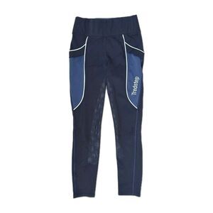 TREDSTEP IRELAND ALLEGRO 32R Full Seat Horse Riding Breeches Pants Black Blue